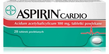 Aspirin Cardio 100mg tabletki powlekane, 28 sztuk