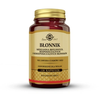 Solgar Błonnik, 120 kapsułek