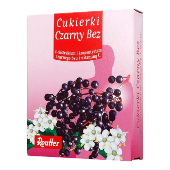 Reutter Cukierki Czarny bez, 50 g