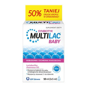 MULTILAC Baby krople 2 x 5ml