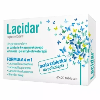 LACIDAR x 20 tabletek