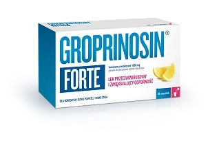 Groprinosin Forte granulat do sporządzania roztworu doustnego 1000mg,  30 saszetek
