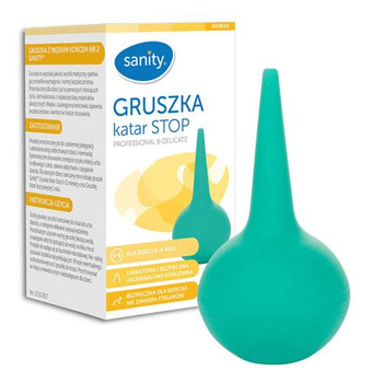 GRUSZKA KATAR STOP 0-6 M (nr 2) SANITY x 1 sztuka