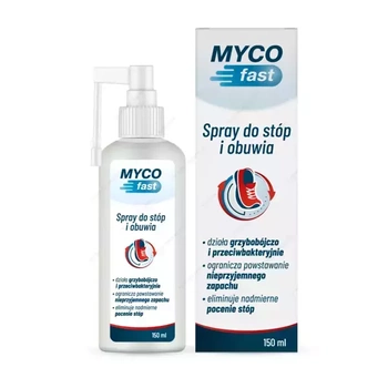 MYCOfast Spray do stóp i obuwia 150 ml