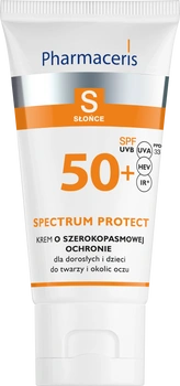 PHARMACERIS S Krem o szerokopasmowej ochronie SPF50+ 50 ml