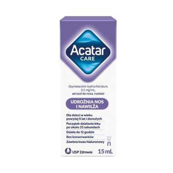 Acatar Care aerozol do nosa roztwór 0,5mg/ml x 15ml