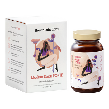 Health Labs Maślan Sodu Forte 600mg  kapsułki / 60 sztuk