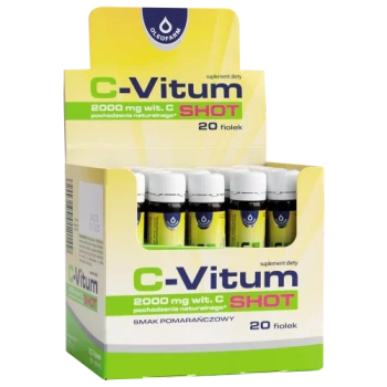 C-Vitum Shot 2000 mg, 20 fiolek po 25 ml