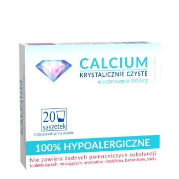 CALCIUM Krystalicznie Czyste, 20 saszetek