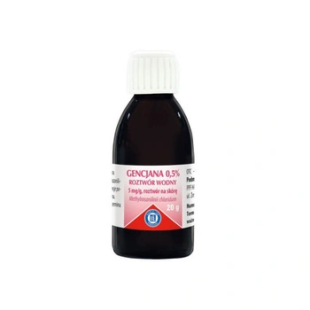 Gencjana 0,5% roztwór wodny x 20g