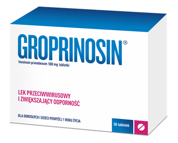 Groprinosin 500mg,  50 tabletek
