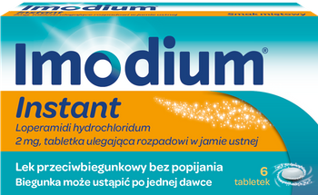 IMODIUM INSTANT 2 mg x 6 tabletek