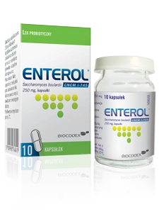 ENTEROL 250mg,  10 kapsułek