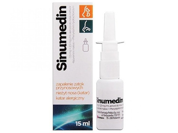 Sinumedin aerozol do nosa (1,5mg+2,5mg)  15ml