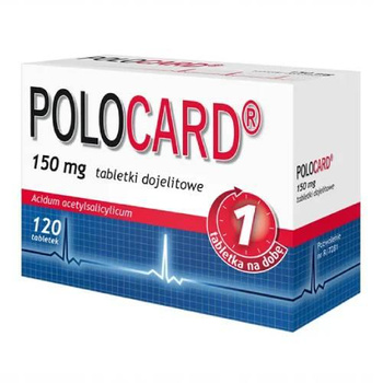 Polocard tabletki dojelitowe 150 mg, 120 sztuk