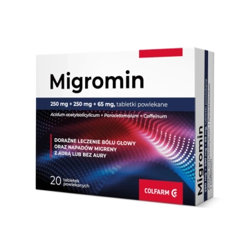 Migromin, 20 tabletek powlekanych