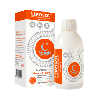 Aliness Liposol C 1000™ Liposomalna Witamina C Smak pomarańczowy, 250 ml