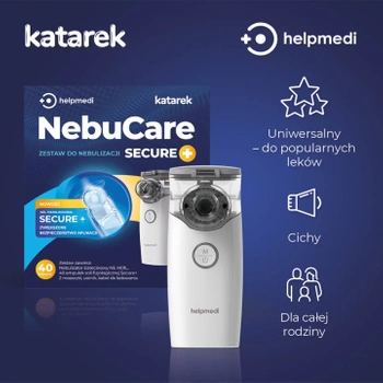 HelpMedi NebuCare Secure+ Zestaw do nebulizacji
