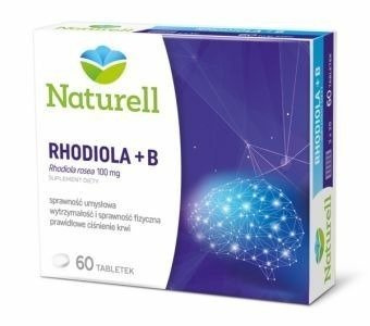 NATURELL RHODIOLA + B x 60 tabletek