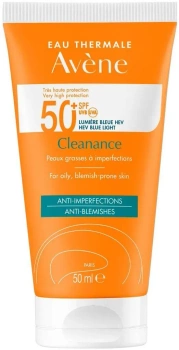 AVENE EAU THERMALE Cleanance Koloryzujący Krem Przeciw Niedoskonałościom SPF 50+, 50 ml