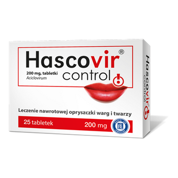 HASCOVIR CONTROL 200 mg, 25 tabletek