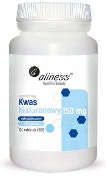 Aliness Kwas Hialuronowy Niskocząsteczkowy 150 mg, 100 kapsułek