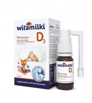 WITAMILKI WITAMINA D3 krople doustne 10 ml