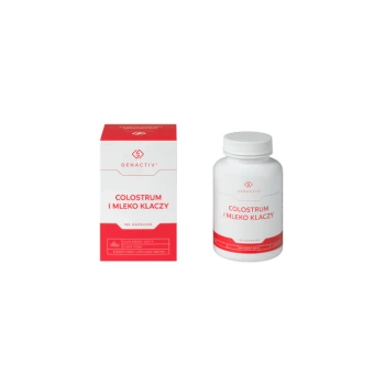 Genactiv Colostrum i Mleko Klaczy, 180 kapsułek