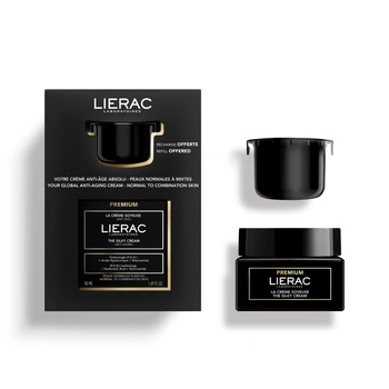 Lierac Premium Zestaw Krem jedwabisty + Refill