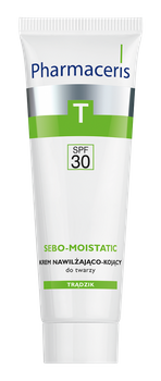 PHARMACERIS T SEBO-MOISTATIC Krem nawilżająco-kojący do twarzy SPF30, 50 ml