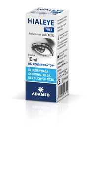 HIALEYE FREE Krople do oczu 0,2% x 10ml