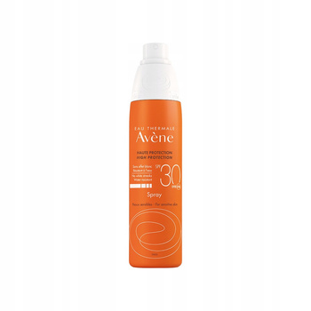 AVENE Wysoka Ochrona Przeciwsłoneczna Spray SPF 30, 200 ml