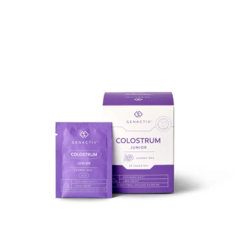 Genactiv Colostrum Junior Czarny Bez Proszek, 30 saszetek