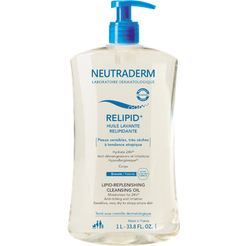 Neutraderm Relipid+ Olejek do Mycia Ciała – Odbudowujący Warstwę Lipidową, 1000 ml
