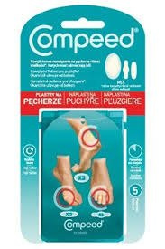 COMPEED Plastry na pęcherze MIX 5 sztuk