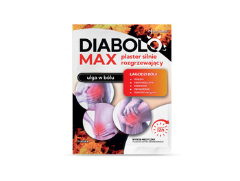 Diabolo Max Plaster silnie rozgrzewający, 1 sztuka