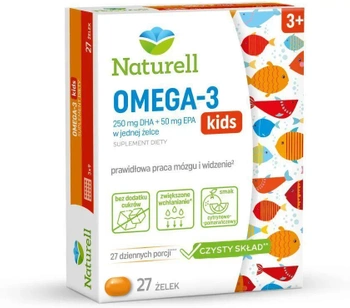 Naturell Omega-3 Kids, 27 żelek