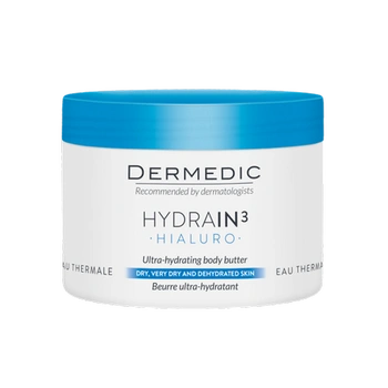 DERMEDIC HYDRAIN 3 HIALURO Masło ultranawadniające, 225 ml